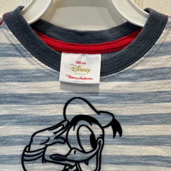 Hanna Andersson Disney Donald Duck Short Sleeve shirt size 100 (4) vacation - Picture 5 of 5